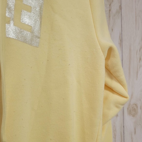 RUE21 "Hustle" Yellow Hoodie M - Picture 5 of 6